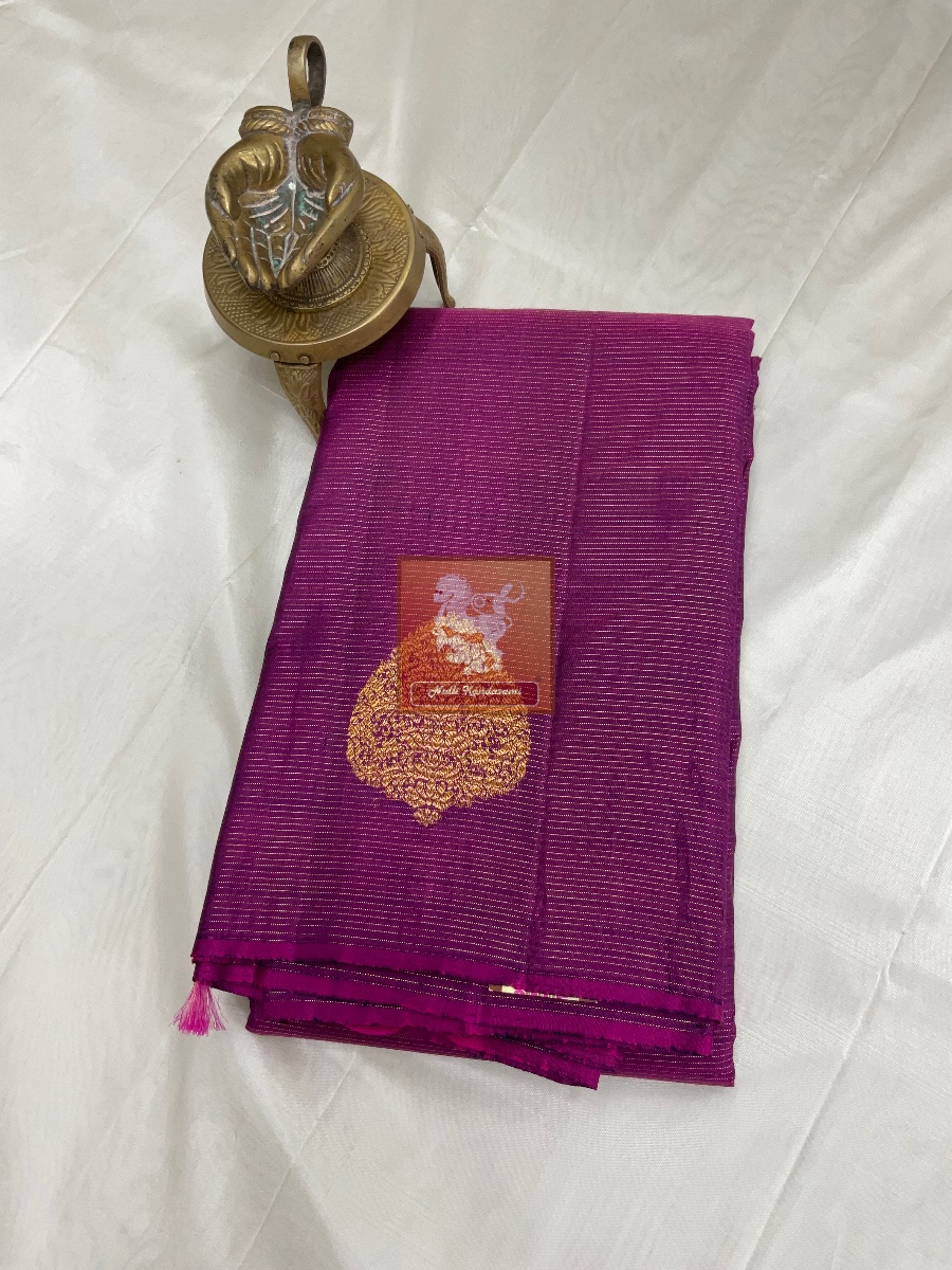 Vairaoosi butta with self blouse vairaoosi borderless butta kanchi